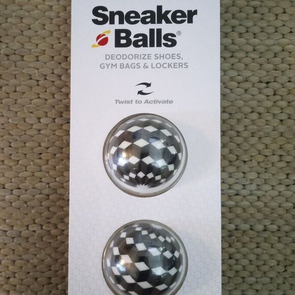 Sneaker Ball "Deodorize Shoes, Gym Bags, Lockers" (Fresh Clean Scent) 2pk ~ NEW! - Picture 1 of 4